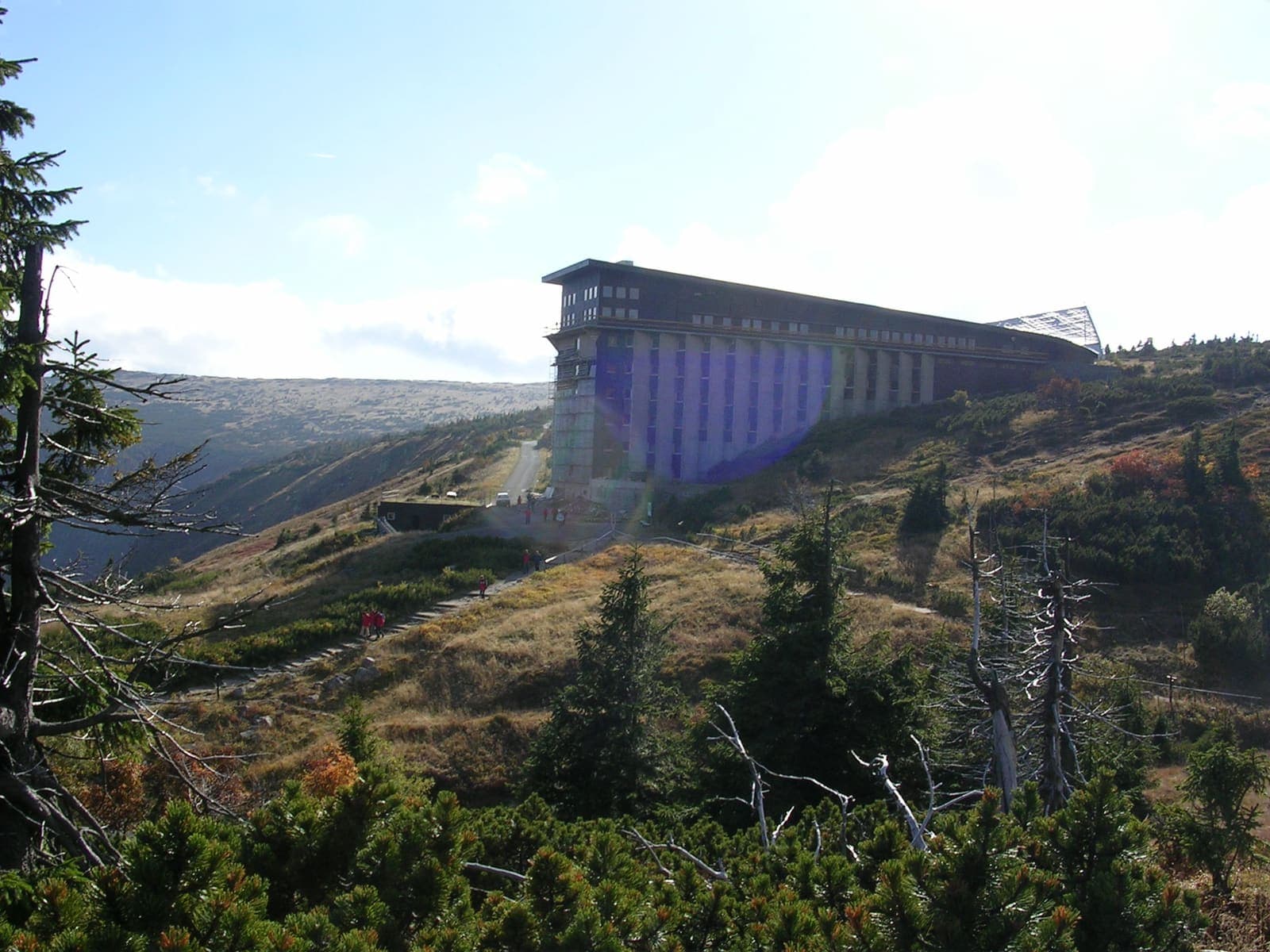 Labská bouda v Krkonoších na české straně