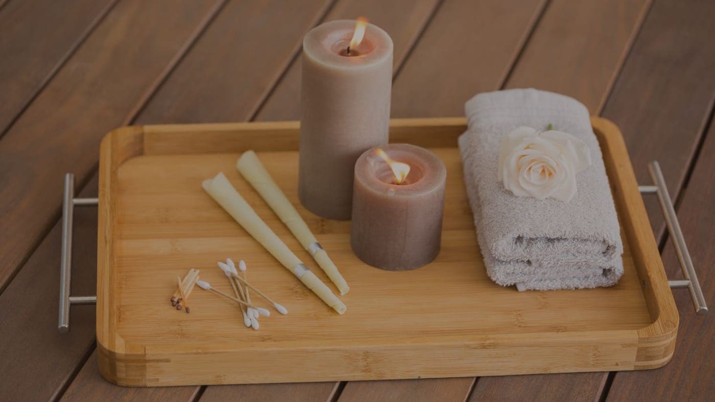 Svícování uší — Lesní SPA Drewniana Róża